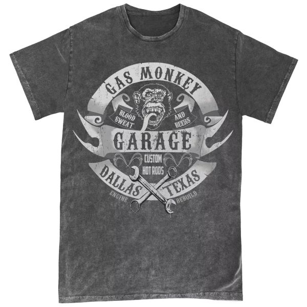 gas monkey garage wrenches & banners official t-shirt men unisex, White;black
gas monkey garage wrenches & banners official t-shirt men unisex, White;black