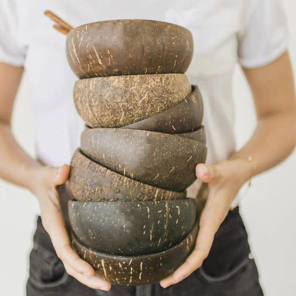 bowls 12-15cm natural coconut bowl protection wooden wood tableware spoon set coco smoothie kitchen environmental
bowls 12-15cm natural coconut bowl protection wooden wood tableware spoon set coco smoothie kitchen environmental