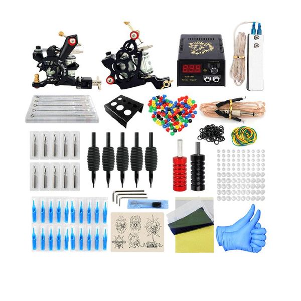 professional tattoo machine kit sets liner shader 2 kits suite set power supply needles grip tip guns
professional tattoo machine kit sets liner shader 2 kits suite set power supply needles grip tip guns