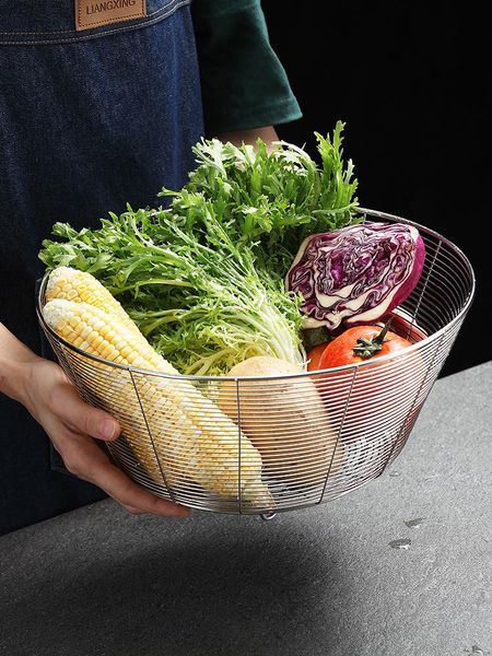 stainless steel drain basket kitchen round washing vegetables water tank rack sieve living room home fruit baking & pastry tools
stainless steel drain basket kitchen round washing vegetables water tank rack sieve living room home fruit baking & pastry tools