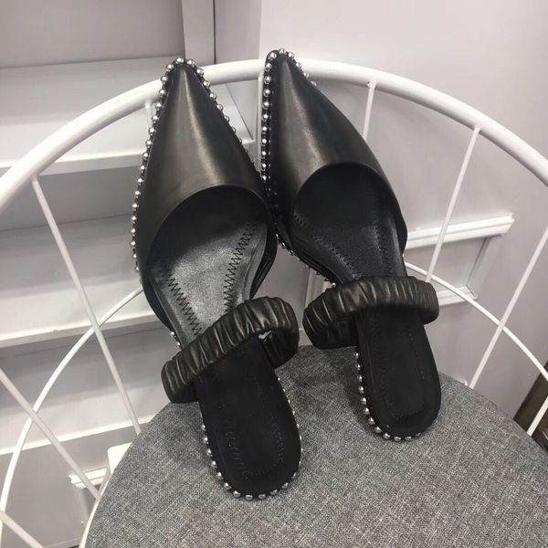 women summer slippers slide designer fashion sandals black sheepskin sheath heel slippers luxury shoes
women summer slippers slide designer fashion sandals black sheepskin sheath heel slippers luxury shoes