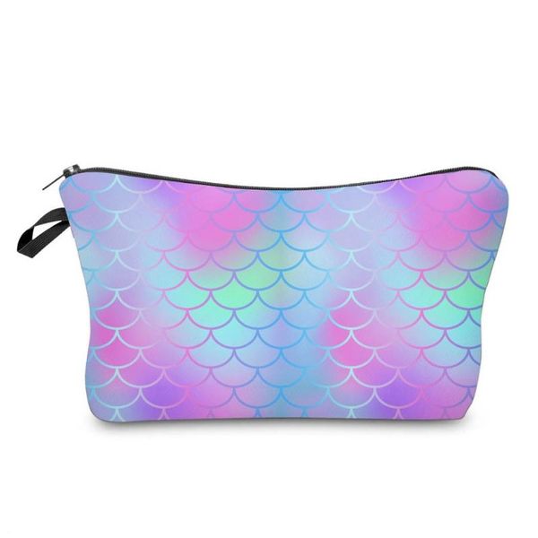 fish scales printed makeup bag double-sided printied waterproof travel cosmetics zipper pouch small toiletry organizer cosmetic bags & cases
fish scales printed makeup bag double-sided printied waterproof travel cosmetics zipper pouch small toiletry organizer cosmetic bags & cases