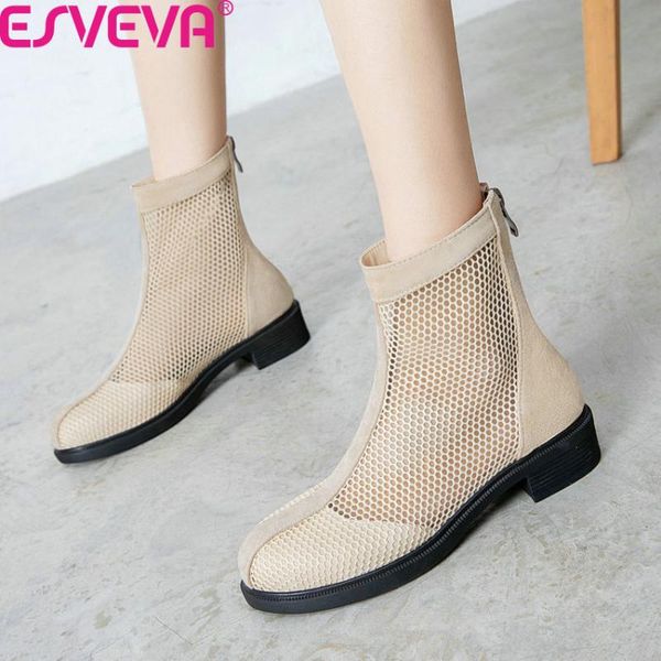 boots esveva 2021 mesh flock patchwork cool square low heel casual women shoes round toe zipper fashion ladies pumps size 34-39, Black
boots esveva 2021 mesh flock patchwork cool square low heel casual women shoes round toe zipper fashion ladies pumps size 34-39, Black