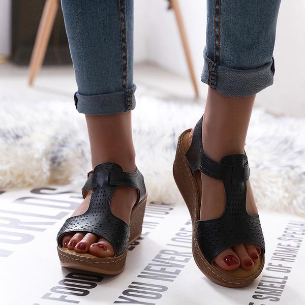 wedges sandals for women summer women's roma fashion casual peep toe hollow out platforms shoes beach #h3, Black
wedges sandals for women summer women's roma fashion casual peep toe hollow out platforms shoes beach #h3, Black