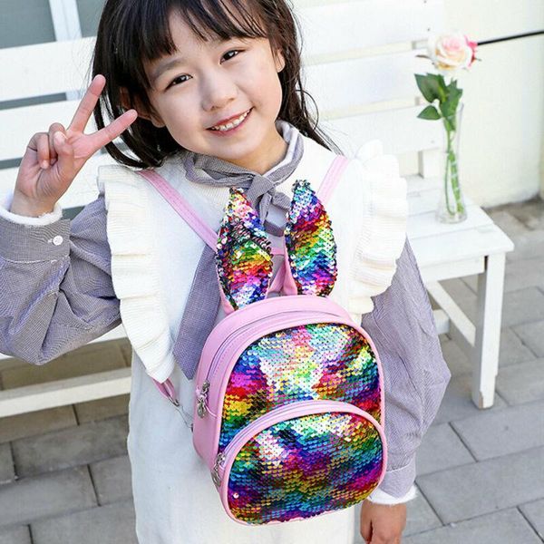mini sequins backpack ear shoulder bags for baby girls cute cartoon colorful versatile travel school
mini sequins backpack ear shoulder bags for baby girls cute cartoon colorful versatile travel school