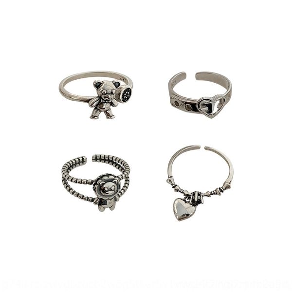 yCc 925 band rings sterling silver old bear women's fashion net red ringear fashion ins niche design versatile index finger personalized
yCc 925 band rings sterling silver old bear women's fashion net red ringear fashion ins niche design versatile index finger personalized