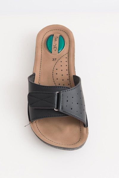 also-ye women slippers buckled for home slipper heel spurs, Black
