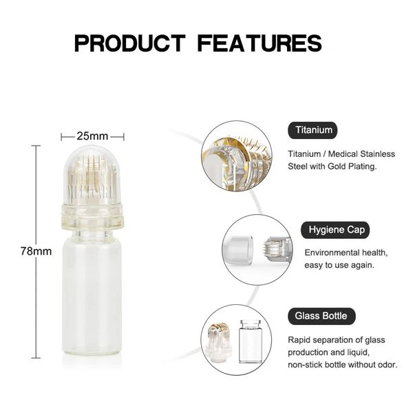 64pins hydra roller derma roller new micro needle derma stamp acne wrinkles saggy skin collagen renewal
64pins hydra roller derma roller new micro needle derma stamp acne wrinkles saggy skin collagen renewal