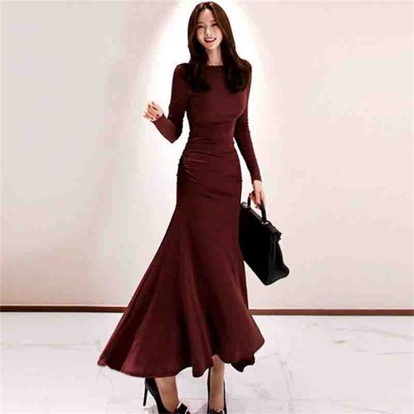 autumn winter thick mermaid maxi sweater dress women o-neck long elegant female sheath slim knit 210519, Black;gray
autumn winter thick mermaid maxi sweater dress women o-neck long elegant female sheath slim knit 210519, Black;gray