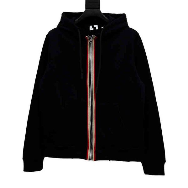 Men's Hoodies & Sweatshirts Correct version autumn winter BBR Ribbon zipper men's and women's solid color hooded Terry sweate, Black
Men's Hoodies & Sweatshirts Correct version autumn winter BBR Ribbon zipper men's and women's solid color hooded Terry sweate, Black