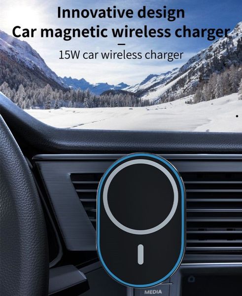 min.1pcs innovative design portable wireless charger 15w quick charge car stand magnetic smart phone holder
min.1pcs innovative design portable wireless charger 15w quick charge car stand magnetic smart phone holder