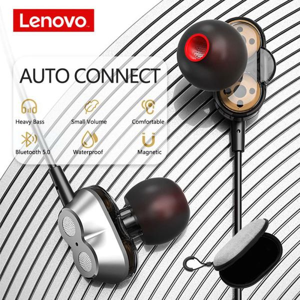 2021 new lenovo he08 bluetooth 5.0 neckband wireless headphone dual dynamic 4 driver metal hifi stereo sport magnetic headset
2021 new lenovo he08 bluetooth 5.0 neckband wireless headphone dual dynamic 4 driver metal hifi stereo sport magnetic headset