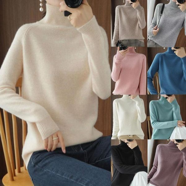 women's sweaters casual ladies pullover sweater autumn and winter high color wild half loose wool thicken bottoming neck shirt o1p2, White;black
women's sweaters casual ladies pullover sweater autumn and winter high color wild half loose wool thicken bottoming neck shirt o1p2, White;black