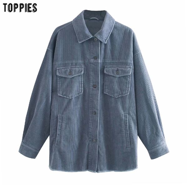 vintage corduroy shirt jacket women oversize tassel single breasted coat streetwear 210421, White
vintage corduroy shirt jacket women oversize tassel single breasted coat streetwear 210421, White