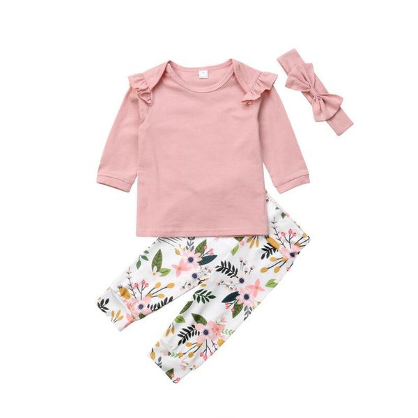 clothing sets baby girl ruffle t shirt romper flower leggings outfit set clothes, White
clothing sets baby girl ruffle t shirt romper flower leggings outfit set clothes, White