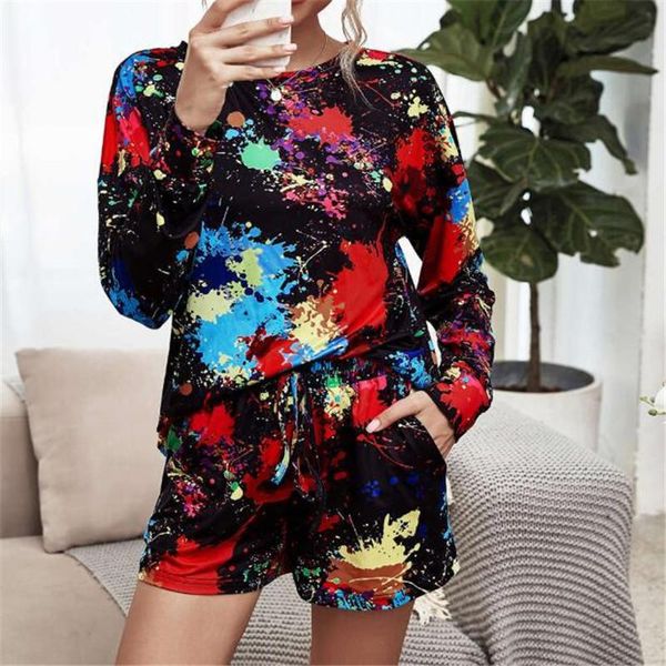 women's tracksuits fashion colorful clothing sets women long sleeves causal o-neck + shorts 2pcs loose outfits female costume suits fem, Gray
women's tracksuits fashion colorful clothing sets women long sleeves causal o-neck + shorts 2pcs loose outfits female costume suits fem, Gray