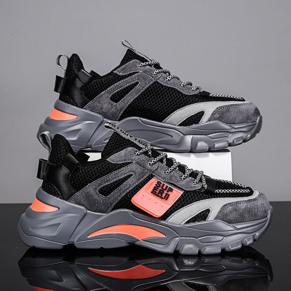 2021 spring korean men's trend leisure net red dad student sports running sho, Black
2021 spring korean men's trend leisure net red dad student sports running sho, Black