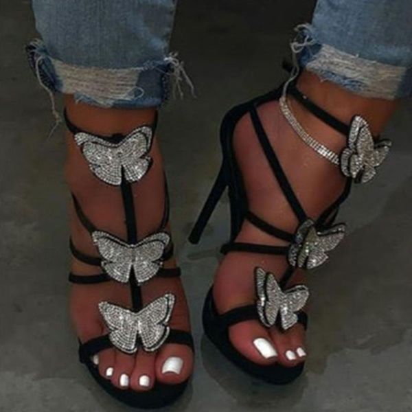 doratasia 2002 plus size 42 fetish high heels sandals women crystals butterfly party wedding shoes woman, Black
doratasia 2002 plus size 42 fetish high heels sandals women crystals butterfly party wedding shoes woman, Black