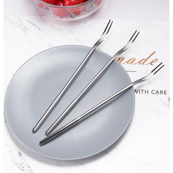 forks 2pcs stainless steel long handle fruit two teeth dessert practical cake party supplies for home banquet bar
forks 2pcs stainless steel long handle fruit two teeth dessert practical cake party supplies for home banquet bar