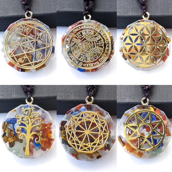 pendant necklaces orgonite tree of lift necklace metatron cube resin healing crystal sacred geometry chakra meditation jewelry, Silver 
pendant necklaces orgonite tree of lift necklace metatron cube resin healing crystal sacred geometry chakra meditation jewelry, Silver