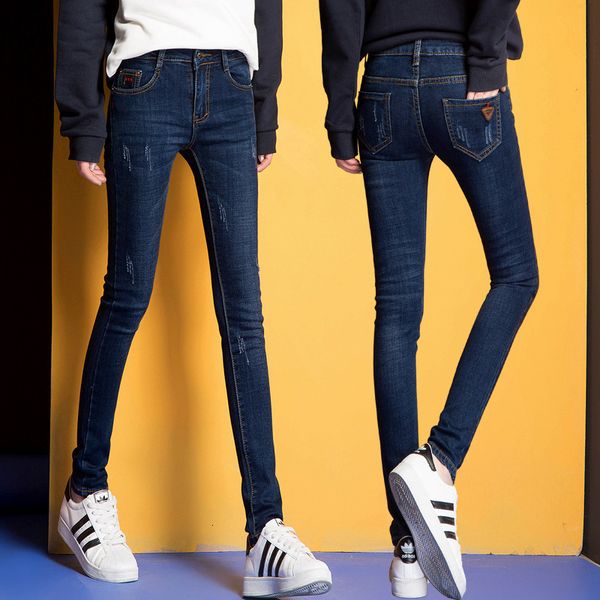 women's jeans spring and summer jeans are versatile, the new autumn korean version of 2021 shows trend thin elastic tight, Blue
women's jeans spring and summer jeans are versatile, the new autumn korean version of 2021 shows trend thin elastic tight, Blue