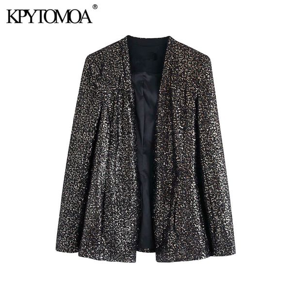 vintage stylish hidden breasted sequined blazer coat women fashion v neck long sleeve female outerwear chic 210416, White;black
vintage stylish hidden breasted sequined blazer coat women fashion v neck long sleeve female outerwear chic 210416, White;black