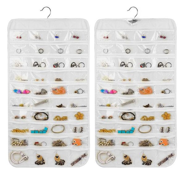 storage boxes & bins 80 pockets hanging jewelry bag double sided wardrobe closet organizer earring ring display holder keys sundries pouch
storage boxes & bins 80 pockets hanging jewelry bag double sided wardrobe closet organizer earring ring display holder keys sundries pouch