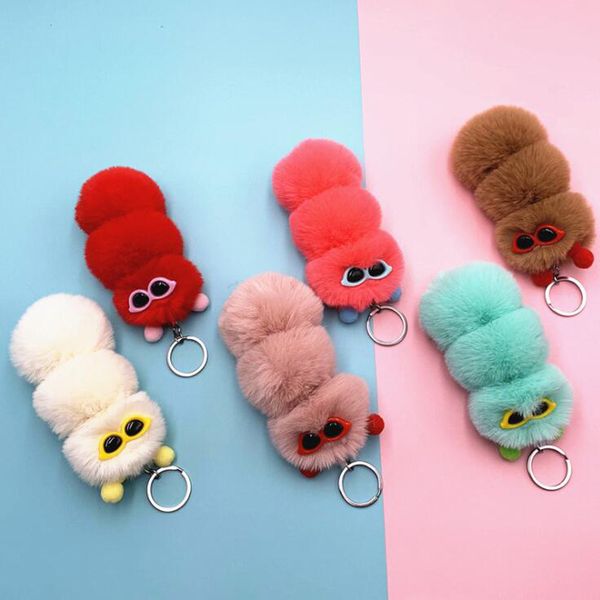 20pcs/lot Plush Dolls Cute Caterpillar Keychains Imitation Mink Key Ring For Girls Bag Pendant Decorations
20pcs/lot Plush Dolls Cute Caterpillar Keychains Imitation Mink Key Ring For Girls Bag Pendant Decorations
