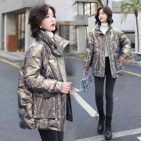 2020 new down jacket women's fashion wash sequins medium and long 90 white duck women, Black
2020 new down jacket women's fashion wash sequins medium and long 90 white duck women, Black