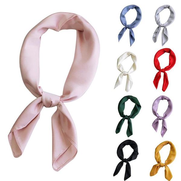 small square silk scarf head neck foulard femme women pure color silky shawl headband neckerchief wrap gifts scarves, Blue;gray
small square silk scarf head neck foulard femme women pure color silky shawl headband neckerchief wrap gifts scarves, Blue;gray