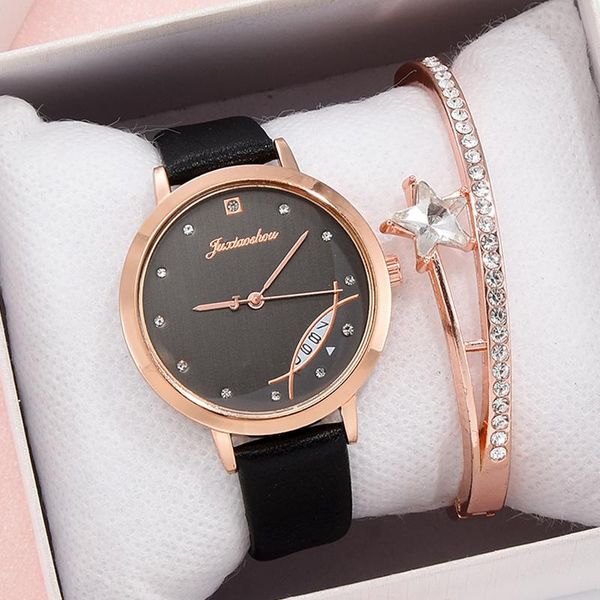 wristwatches style fashion women's luxury leather band analog quartz wrist watch golden ladies women dress black clock, Slivery;brown
wristwatches style fashion women's luxury leather band analog quartz wrist watch golden ladies women dress black clock, Slivery;brown