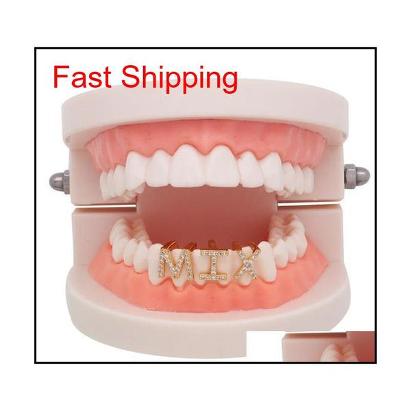 gold & white gold iced out a-z custom letter grillz full diamond teeth diy fang grills bottom tooth cap hip hop d jllzmn bdesybag, Black
gold & white gold iced out a-z custom letter grillz full diamond teeth diy fang grills bottom tooth cap hip hop d jllzmn bdesybag, Black