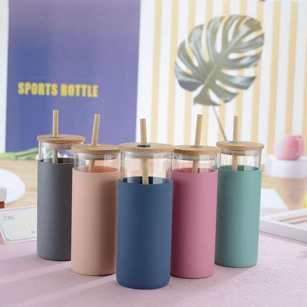creative straw mug modern fashion juice cup with handle bamboo lid cold drink single layer glass milk cups & saucers
creative straw mug modern fashion juice cup with handle bamboo lid cold drink single layer glass milk cups & saucers