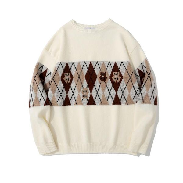 men's sweaters eukaaru men winter knit sweater fashion brand streetwear loose round neck pullover women oversized, White;black
men's sweaters eukaaru men winter knit sweater fashion brand streetwear loose round neck pullover women oversized, White;black
