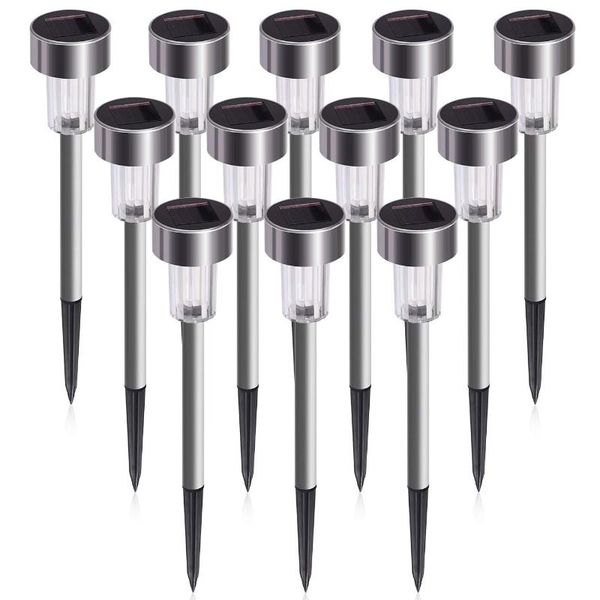 solar lamps 12pcs outdoors waterproof led light street lawn steel luminaria for garden decoration powered pathway
solar lamps 12pcs outdoors waterproof led light street lawn steel luminaria for garden decoration powered pathway