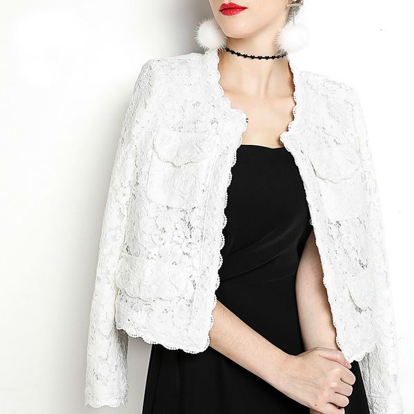 Women's Jackets Women Fashion Lace Jacket Spring Autumn Slim Long Sleeve Plus Size Short Coats Ladies Vintage Outwear Mujer Clothes 201014 7ASC, Black;brown
Women's Jackets Women Fashion Lace Jacket Spring Autumn Slim Long Sleeve Plus Size Short Coats Ladies Vintage Outwear Mujer Clothes 201014 7ASC, Black;brown