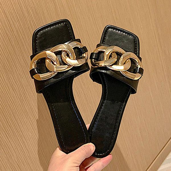 slippers fashion women mules shoes basic genuine leather flat 2021 summer est party woman, Black
slippers fashion women mules shoes basic genuine leather flat 2021 summer est party woman, Black
