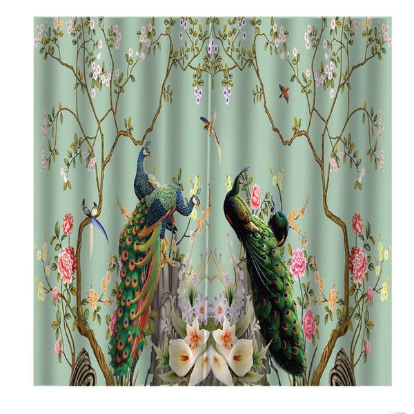 modern chinese style peacock curtain 3d flowers for living room bedroom blackout window drapes sets blue art decoration &
modern chinese style peacock curtain 3d flowers for living room bedroom blackout window drapes sets blue art decoration &