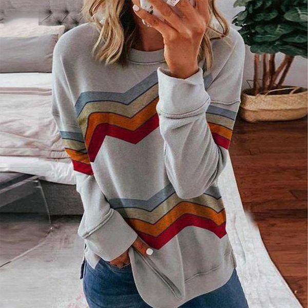 plus size striped women's sweatshirt pullover patchwork long sleeve female sweatshirts autumn casual ladies fashion 5xl 210524, Black
plus size striped women's sweatshirt pullover patchwork long sleeve female sweatshirts autumn casual ladies fashion 5xl 210524, Black
