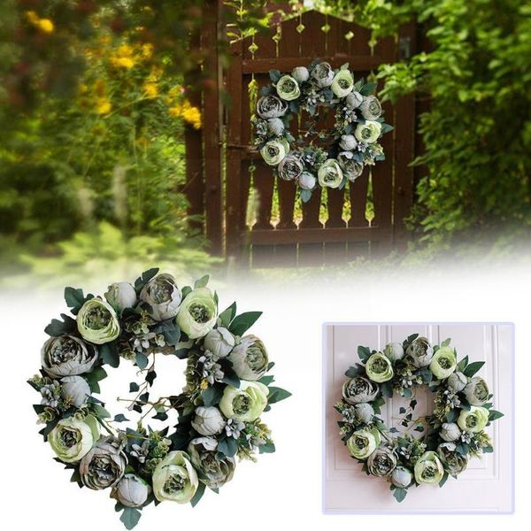 decorative flowers & wreaths multiple style artificial silk peony flower wreath decoration decor party fake wedding home simulation window d
decorative flowers & wreaths multiple style artificial silk peony flower wreath decoration decor party fake wedding home simulation window d