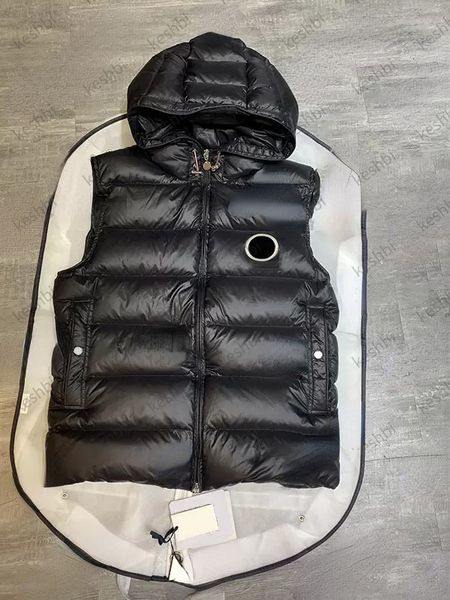 winter cotton down vest men luxury designer leeveless female winter hoodies jacket padded coat, Black
winter cotton down vest men luxury designer leeveless female winter hoodies jacket padded coat, Black