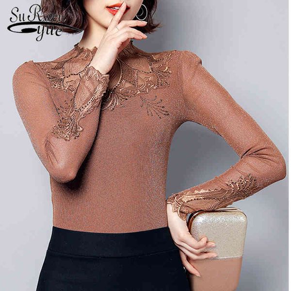 autumn blusas mujer de moda womens clothing chemisier femme and blouses long sleeve lace mesh spliced 5935 50 210427, White
autumn blusas mujer de moda womens clothing chemisier femme and blouses long sleeve lace mesh spliced 5935 50 210427, White