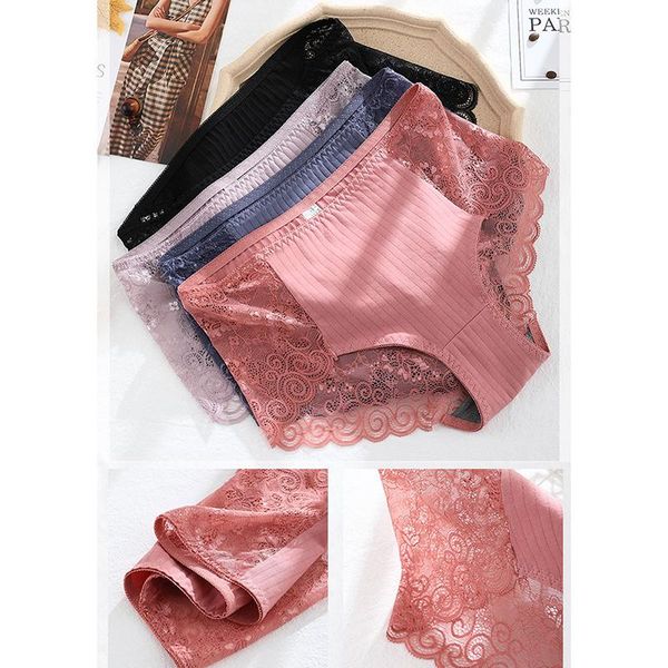 women's panties lace ladies briefs pure cotton close-fitting lightweight breathable antibacterial comfortable and safe underwear, Black;pink
women's panties lace ladies briefs pure cotton close-fitting lightweight breathable antibacterial comfortable and safe underwear, Black;pink