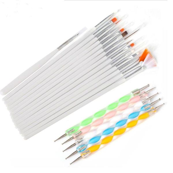 nail art kits 20pcs pro drawing dotting polish makeup pen brushes set manicure tool for gradient gel painting
nail art kits 20pcs pro drawing dotting polish makeup pen brushes set manicure tool for gradient gel painting