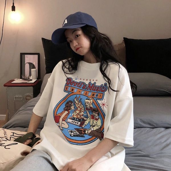 tracksuits summer the neck harajuku-style women's clothing korean girl's t-shirts, Gray
tracksuits summer the neck harajuku-style women's clothing korean girl's t-shirts, Gray