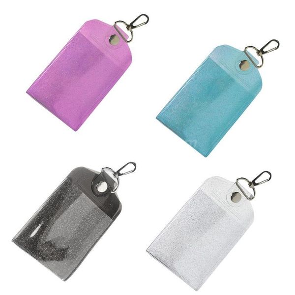 card holders portable id holder bus cards cover case office work keychain keyring tool for womne men, Brown;gray
card holders portable id holder bus cards cover case office work keychain keyring tool for womne men, Brown;gray