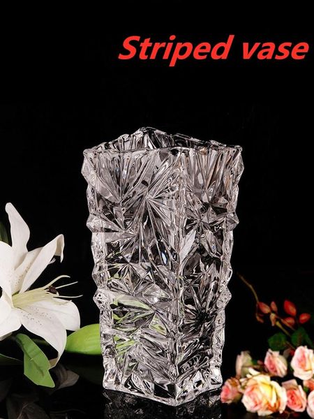 vases european style glass vase transparent hydroponic rich bamboo lily striped living room flower arrangement ornaments
vases european style glass vase transparent hydroponic rich bamboo lily striped living room flower arrangement ornaments
