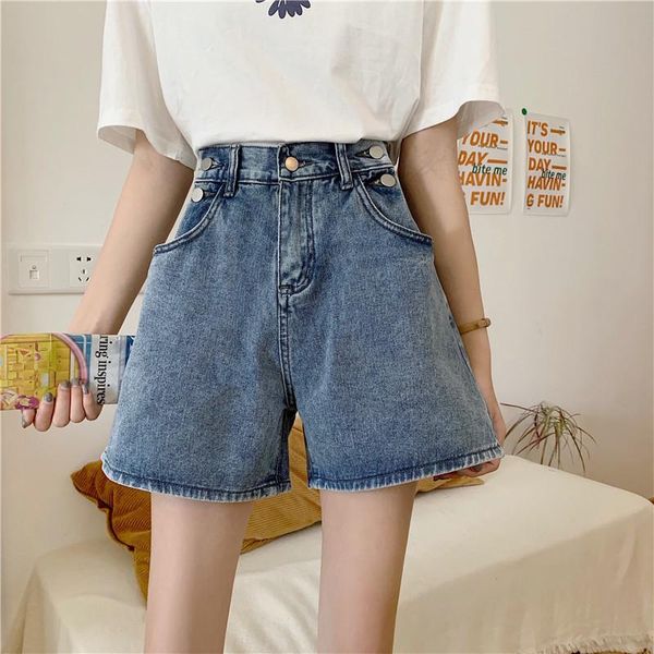 summer jean shorts women korean version high-waisted wide-leg fashion denim women's, White;black
summer jean shorts women korean version high-waisted wide-leg fashion denim women's, White;black