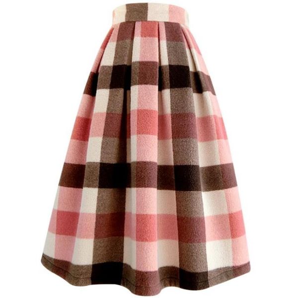 skirts autumn winter plaid woolen skirt women vintage high waist mid ball gown plus size, Black
skirts autumn winter plaid woolen skirt women vintage high waist mid ball gown plus size, Black