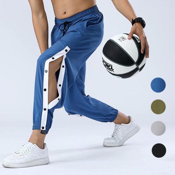running pants 2021 men's sports casual summer training fitness basketball buckle loose legging, Black;blue
running pants 2021 men's sports casual summer training fitness basketball buckle loose legging, Black;blue